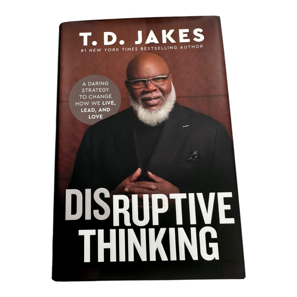 T.D. Jakes Disruptive Thinking Hardcover Book Religion Christian‎
